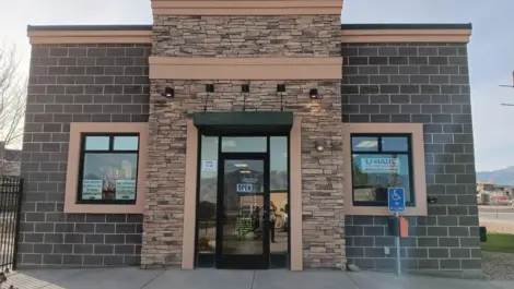 Store front entrance Towne Storage Herriman