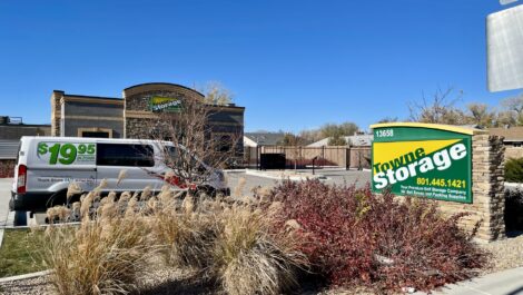Main street sign at the Towne Storage Redwood Storage Facility