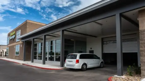 Drive thru storage option at Towne Storage Southern