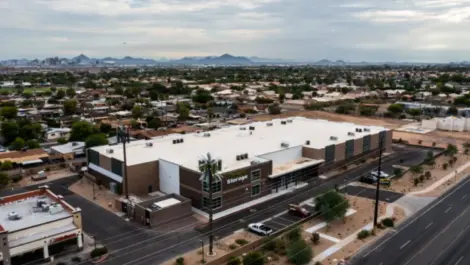 Towne Storage Southern aerial view