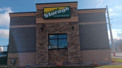Main sign at the Towne Storage Riverton Storage Facility
