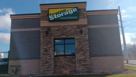 Main sign at the Towne Storage Riverton Storage Facility