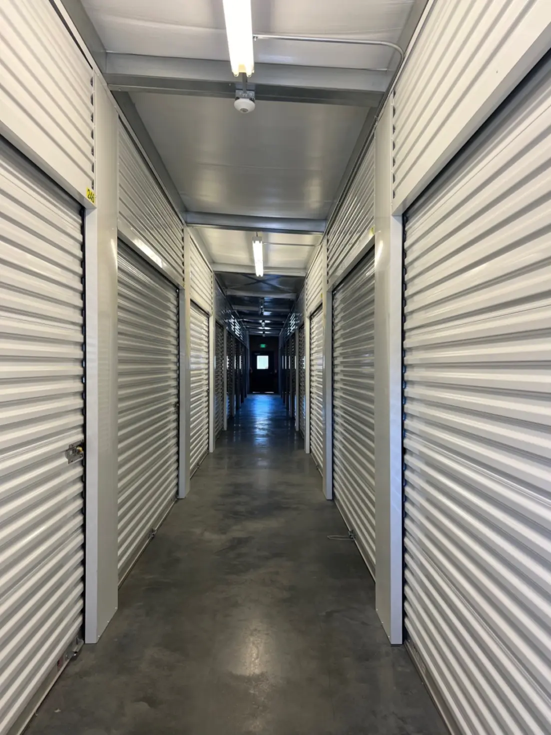 Indoor, clean hallway storage units Towne Storage Herriman