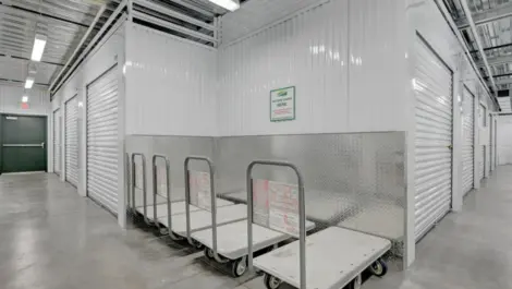Dollies to move storage items in and out of storage units Towne Storage MLK