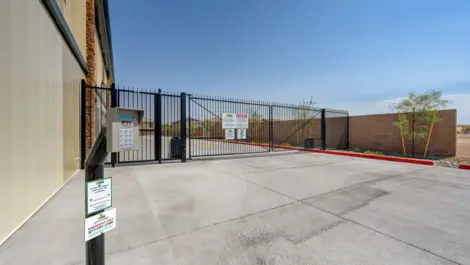 Gated, secure entry to Towne Storage MLK
