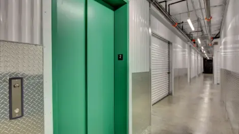 Elevator view at Towne Storage Sunset
