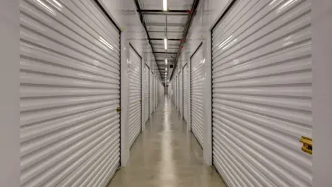 Hallway to storage units Towne Storage Sunset