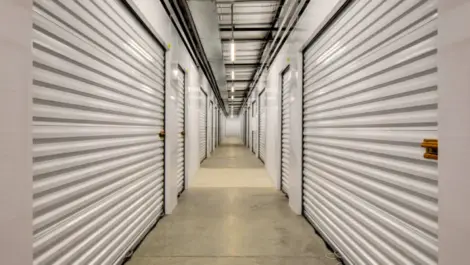 Hallway of storage units Towne Storage Cactus