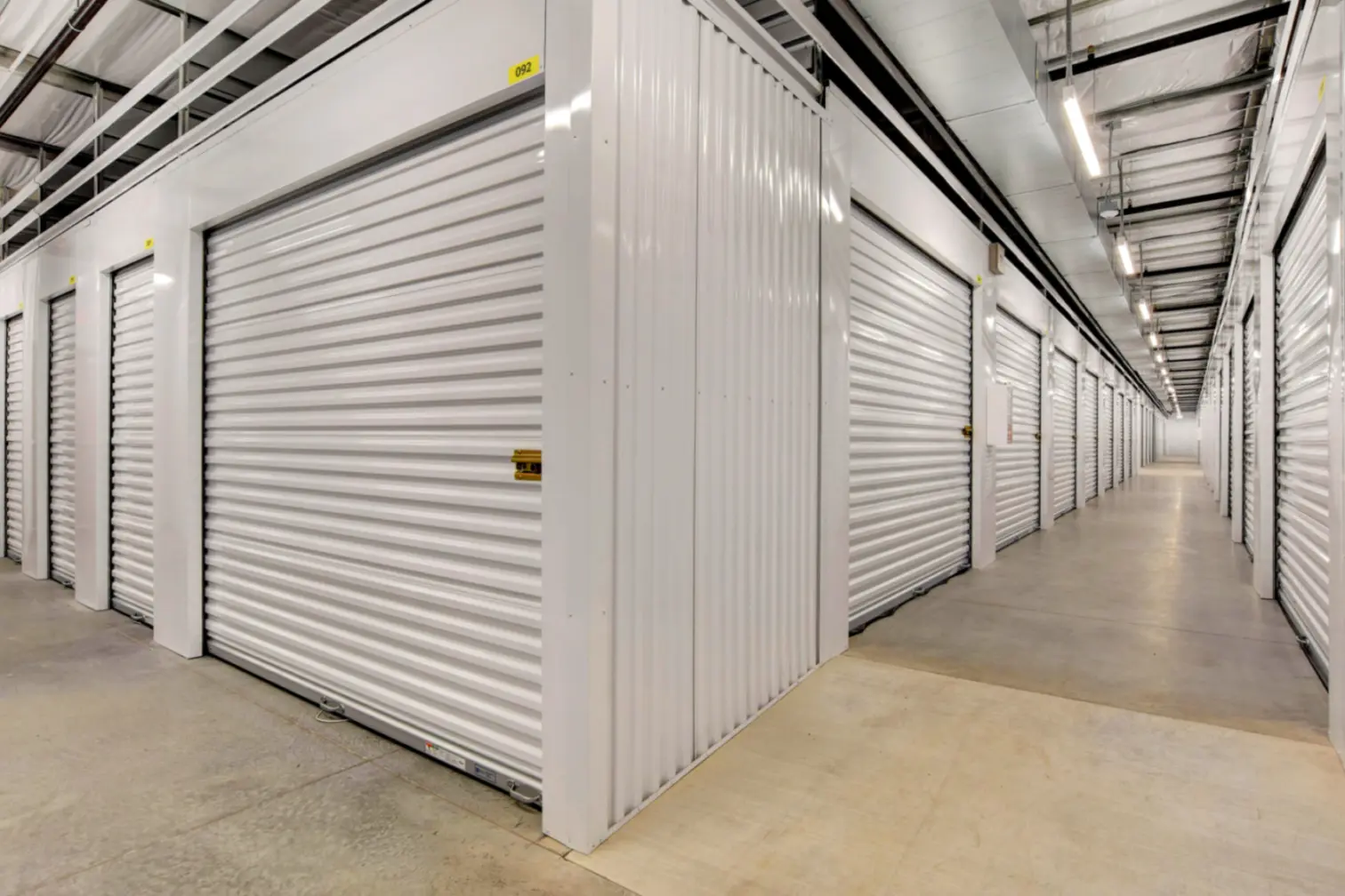 Hallways to storage units Towne Storage Cactus