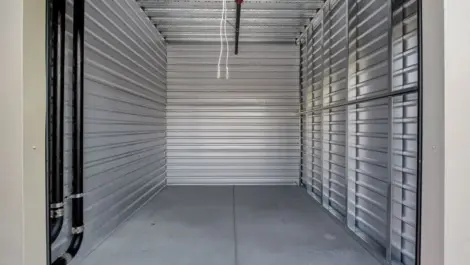 Inside an indoor storage unit Towne Storage Charleston