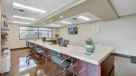 Office area at Towne Storage Charleston. Clean, spacious.