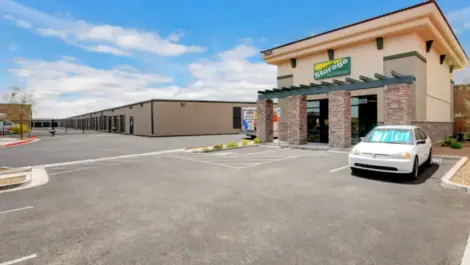 Gated entry view Towne Storage Buffalo