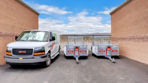 U-Haul vehicles and trailers available at Towne Storage Buffalo