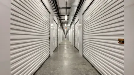 Hallways of storage units at Towne Storage Buffalo
