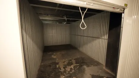 Interior of a large storage unit at the Towne Storage Gateway Storage Facility
