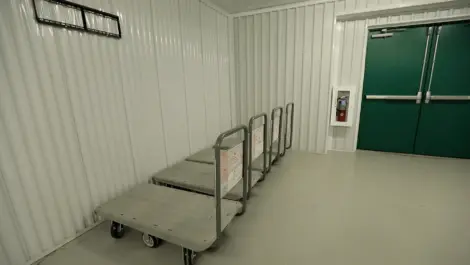 Moving dolleys at the Towne Storage State Street Storage Facility