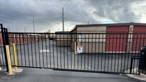 gated storage facility, entry to secure storage in Orem, Utah