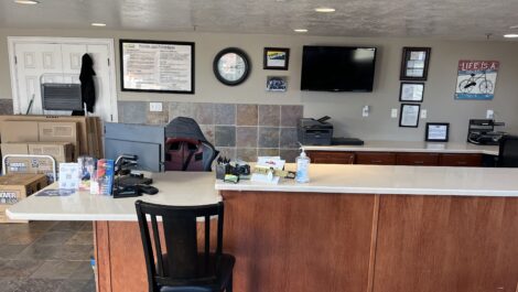 Main desk at the Towne Storage Monarch Meadows Storage Facility