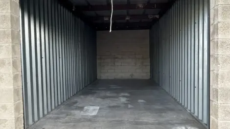 Inside a medium, large storage unit at Towne Storage Woods Cross