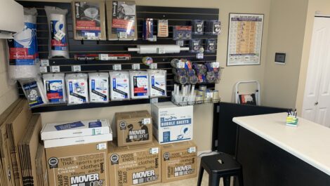 Packing and moving supplies for sale at the Towne Storage West Valley Storage Facility