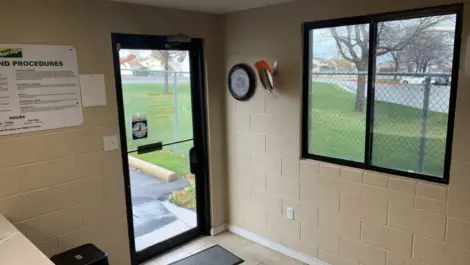 Front door of the main office at the Towne Storage West Valley Storage Facility