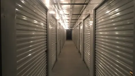 Indoor storage with light on Towne Storage Ft. Apache