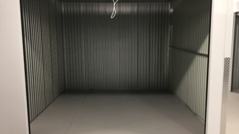 Interior of a medium storage unit at the Towne Storage Urban Edge Storage Facility