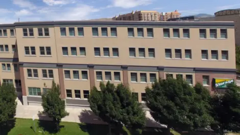 Aerial view of the Towne Storage Gateway Storage Facility