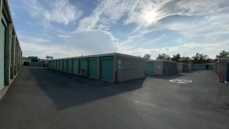 Outdoor storage units at Towne Storage Woods Cross