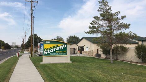 Main sign at a Towne Storage Facility