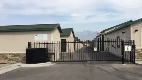 Main gate at a Towne Storage Facility