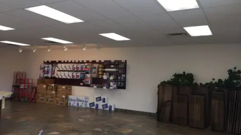 Main office with packing supplies for sale at a Towne Storage Facility