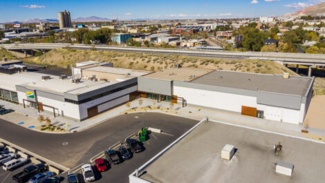 Aerial view of the Towne Storage Urban Edge Storage Facility