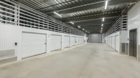 Towne Storage Broadway drive thru storage units, wide lanes, drive up access