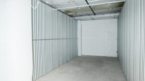 Interior of a large storage unit at the Towne Storage State Street Storage Facility