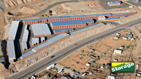 Aerial view of the Towne Storage Washington Dam Storage Facility