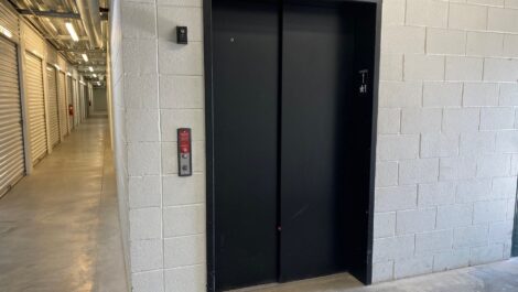 Elevator door at the Towne Storage South Jordan Storage Facility