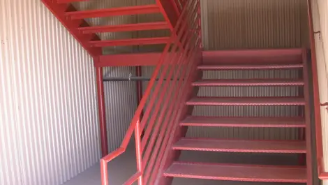 stairwell at Towne Storage Rainbow