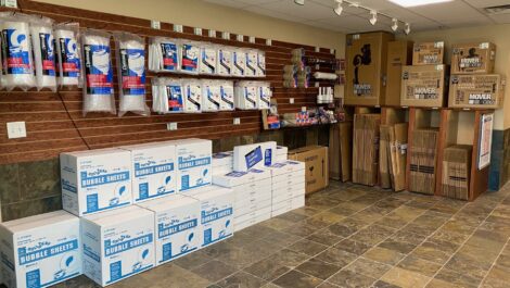 Moving and packing supplies for sale including boxes at the Towne Storage South Jordan Storage Facility