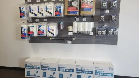 Moving and packing supplies for sale at the Towne Storage Urban Edge Storage Facility
