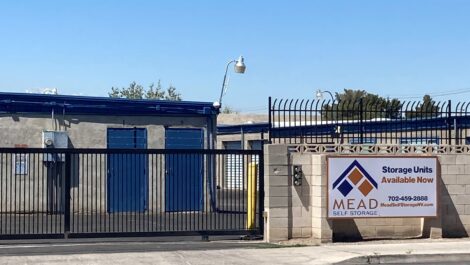Mead Self Storage gated entry