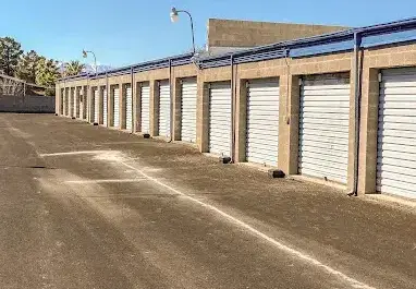 Outdoor view of storage facility units